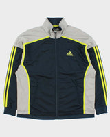 Vintage 1990s Adidas Embroidered Volt 3-Stripe Track Jacket - M