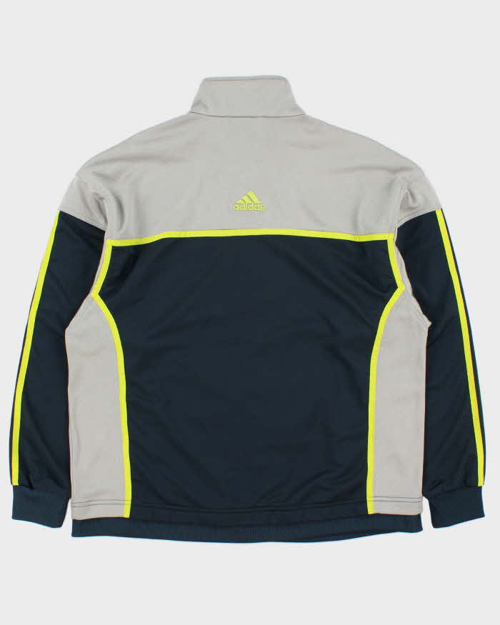 Vintage 1990s Adidas Embroidered Volt 3-Stripe Track Jacket - L