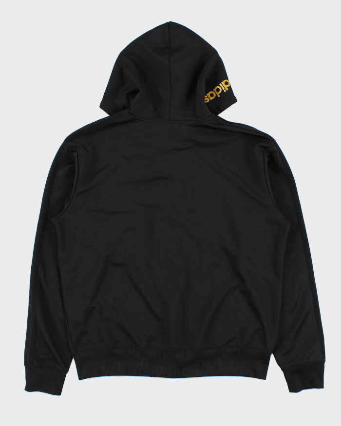 Vintage Adidas Originals Gold Big Trefoil Hooded Track Jacket - L