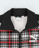 2021 Puma T7 68' Plaid Funnel Neck Track Jacket - S