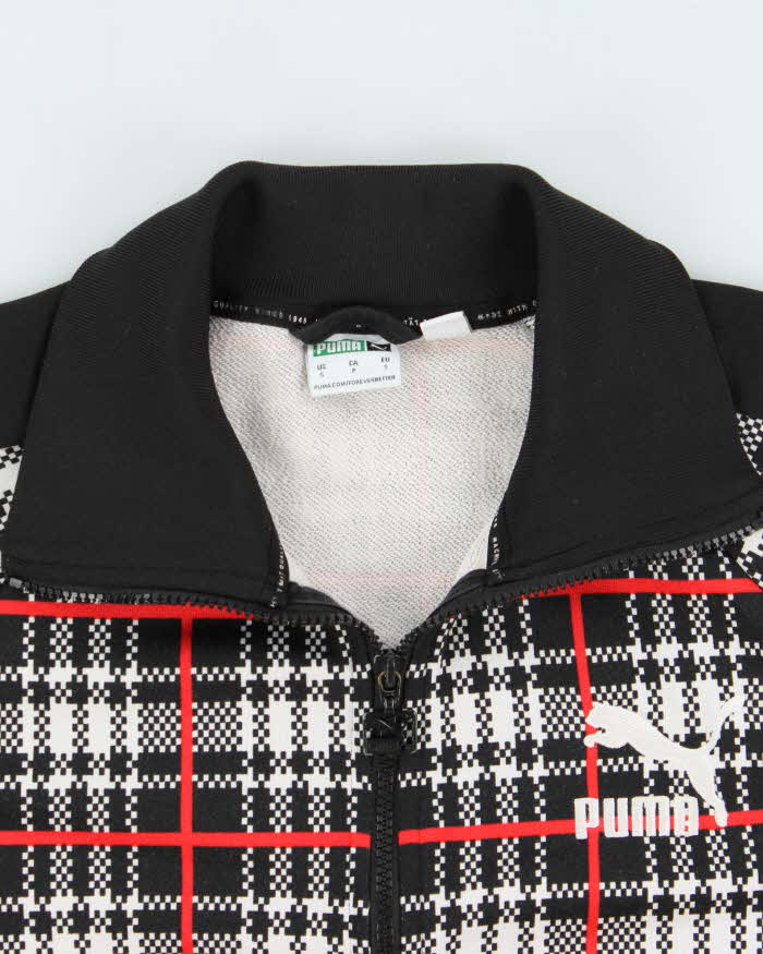 2021 Puma T7 68' Plaid Funnel Neck Track Jacket - S