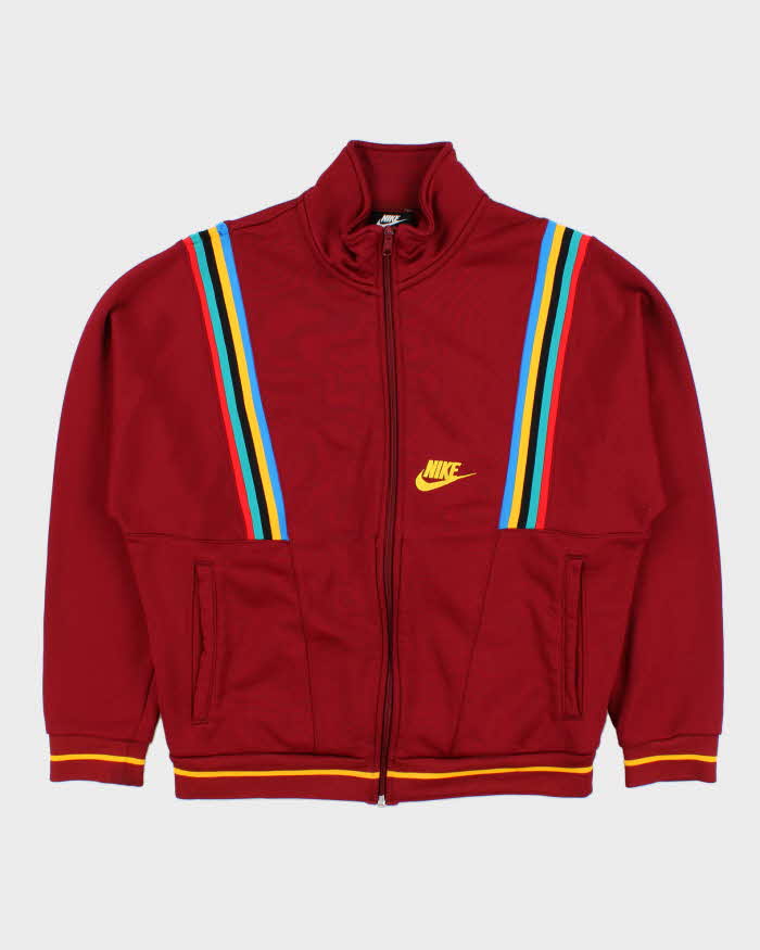 Nike 1988 Dept. Of Archives Embroidered Big Logo Striped Reissue Track Jacket - M