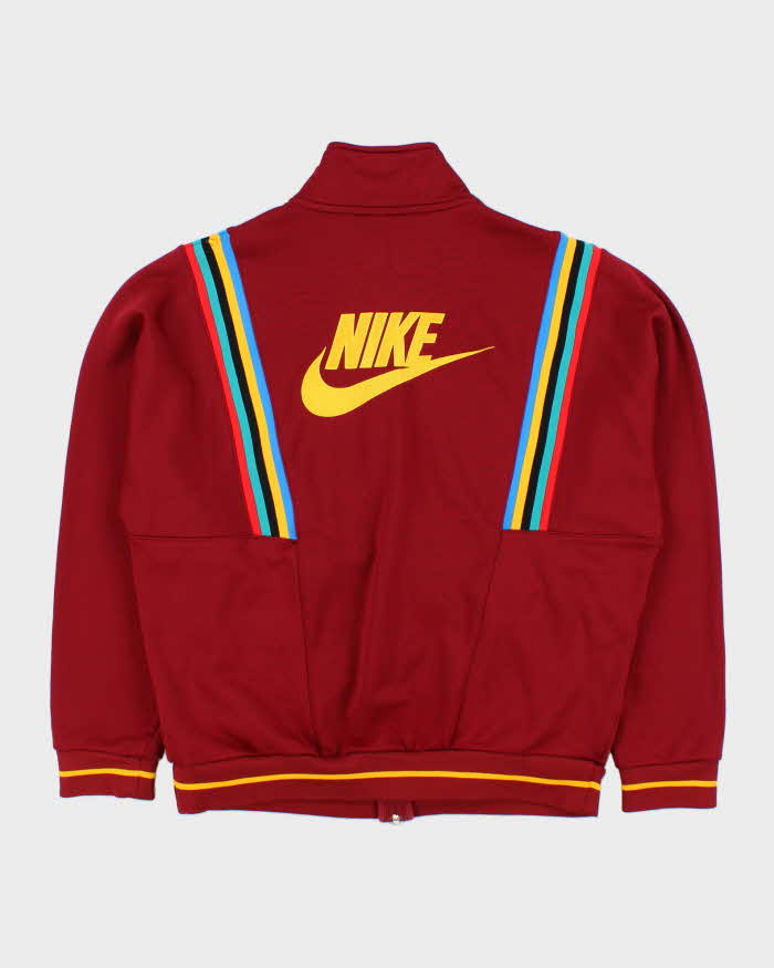 Nike 1988 Dept. Of Archives Embroidered Big Logo Striped Reissue Track Jacket - M