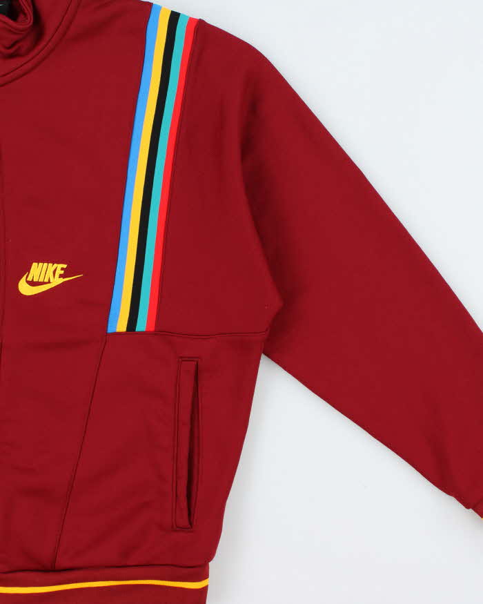 Nike 1988 Dept. Of Archives Embroidered Big Logo Striped Reissue Track Jacket - M