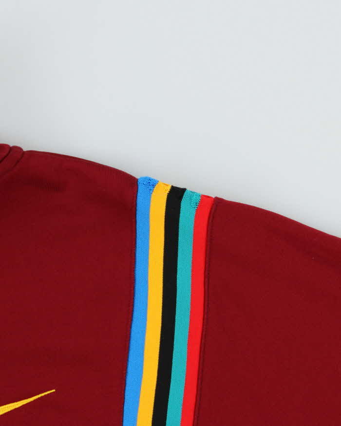Nike 1988 Dept. Of Archives Embroidered Big Logo Striped Reissue Track Jacket - M