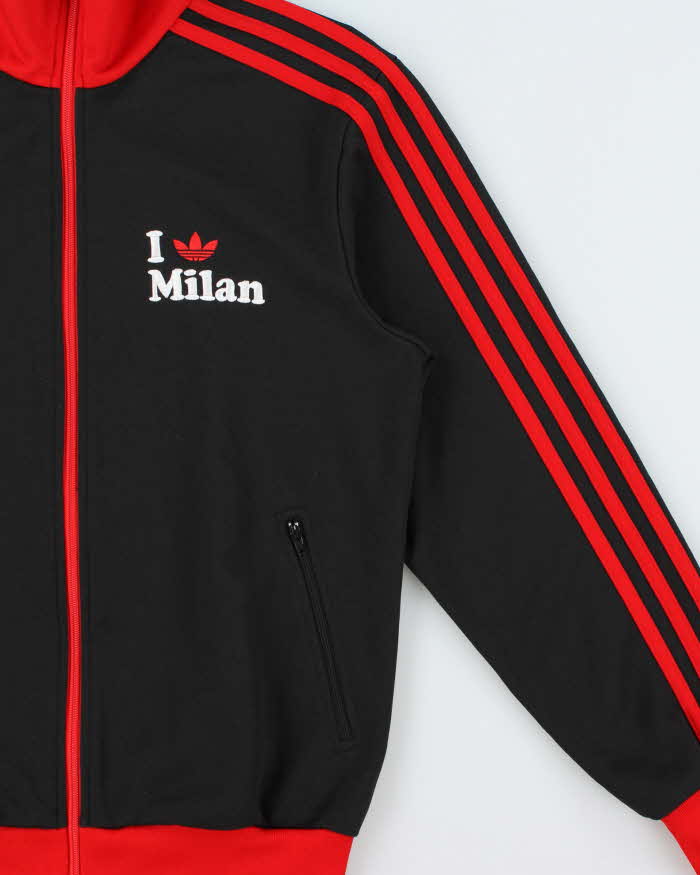 Vintage 2007 Adidas Originals 'I Love Milan' ACM Football Track Jacket - S