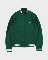 Vintage Y2K 00s Polo Ralph Lauren Canvas Shell Track Bomber Jacket - S
