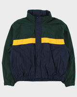 Vintage 1990s Eddie Bauer Colour Block Shell Windbreaker Bomber Jacket - XL