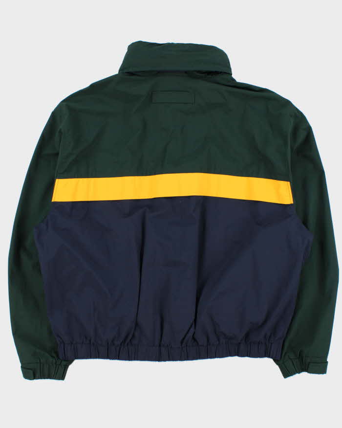 Vintage 1990s Eddie Bauer Colour Block Shell Windbreaker Bomber Jacket - XL