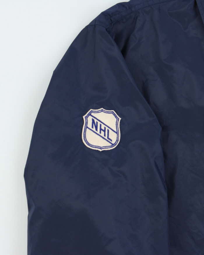Vintage Y2K 00s CCM Classics Retro NHL Vancouver Canucks Centre Ice Coach Jacket - M