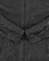 Vintage Y2K 00s Danier Leather Classic Cafe Racer Moto Jacket - L