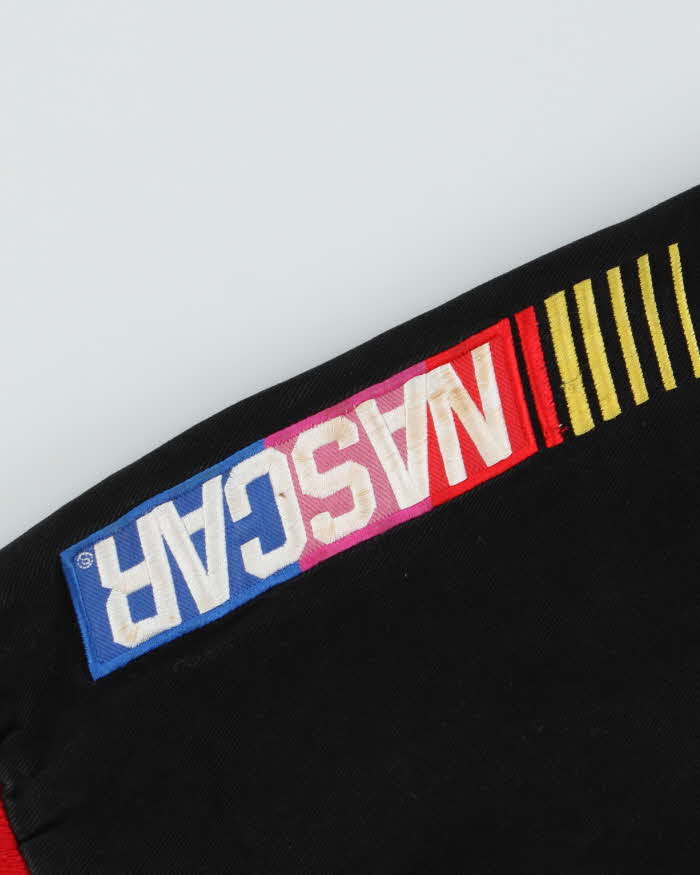 Vintage Y2K Chase Authentics Nascar 2000 Canvas Colour Block Racing Bomber Jacket - L