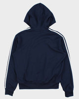 Vintage Y2K 00s Adidas Originals Navy Classic Trefoil Hooded Track Jacket - M