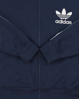 Vintage Y2K 00s Adidas Originals Navy Classic Trefoil Hooded Track Jacket - M