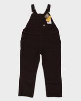 Carhartt Thinsulate Brown Bib Overalls - XXL