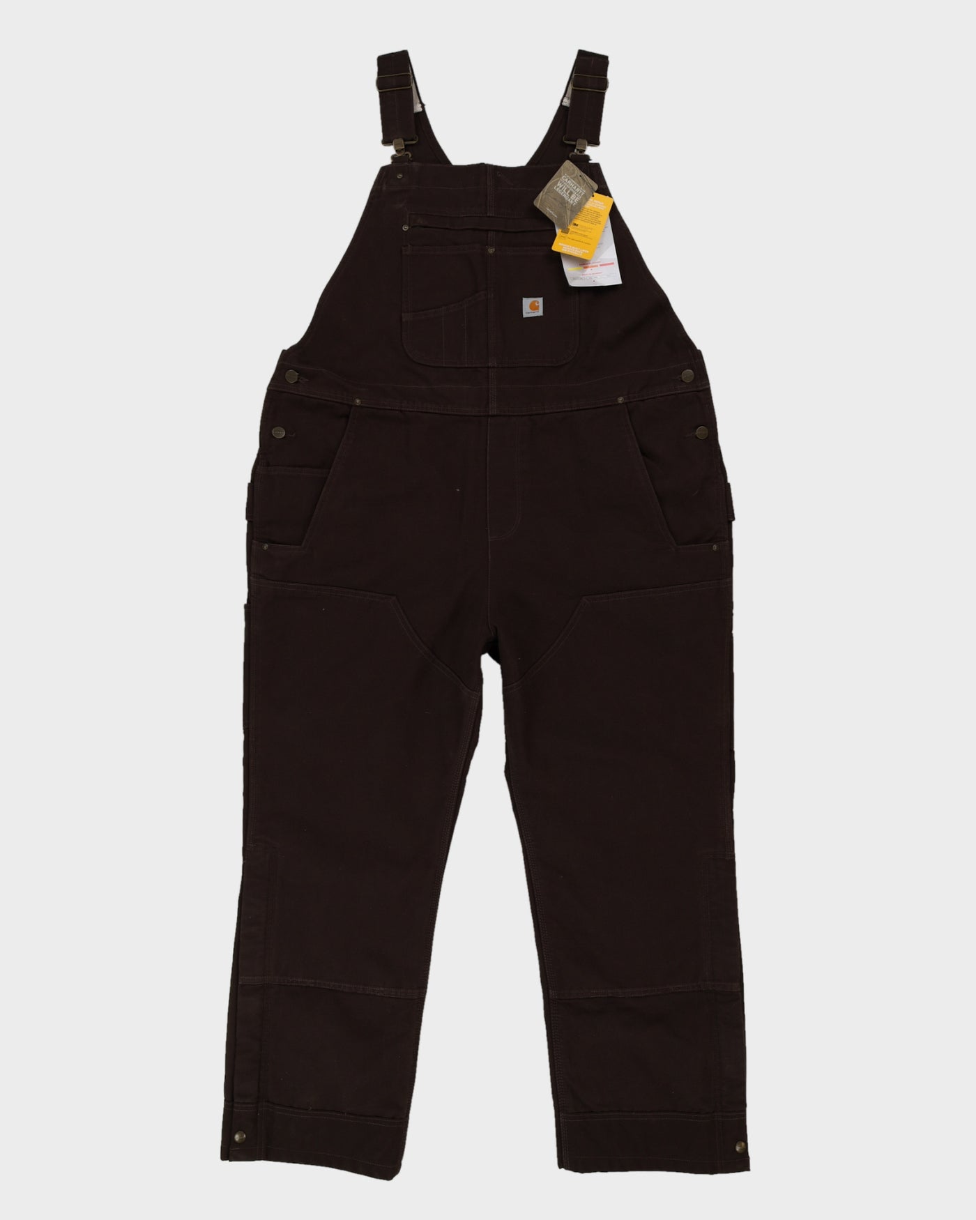 Carhartt Thinsulate Brown Bib Overalls - XXL