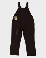 Carhartt Thinsulate Brown Bib Overalls - XXL