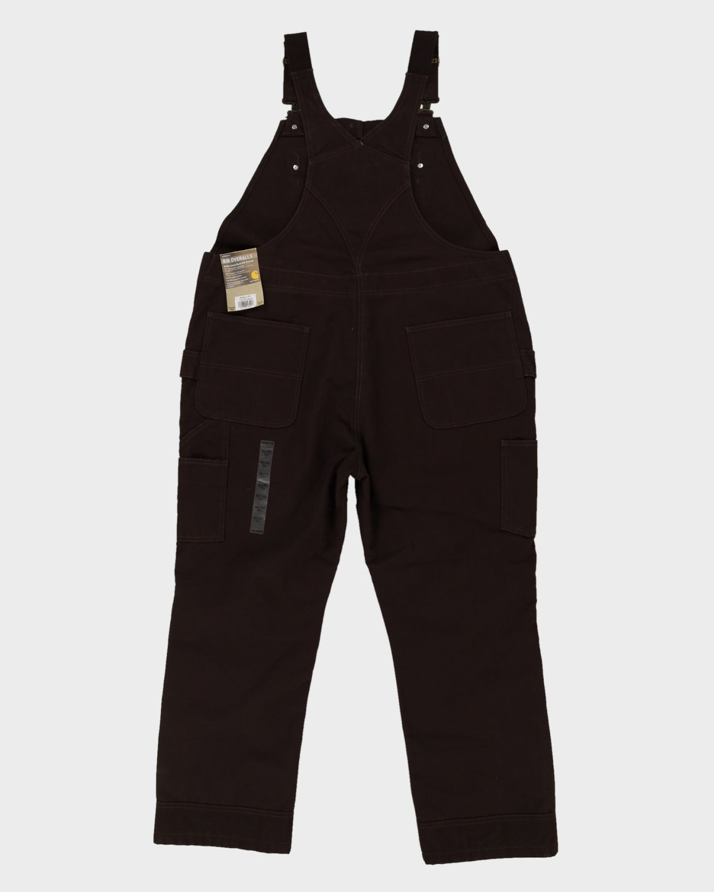 Carhartt Thinsulate Brown Bib Overalls - XXL