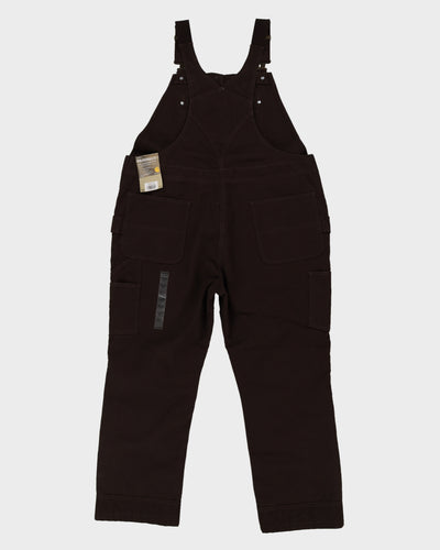 Carhartt Thinsulate Brown Bib Overalls - XXL