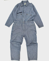 Vintage Key Denim Work Wear Overalls - XL