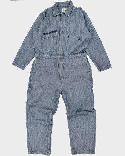 Vintage Key Denim Work Wear Overalls - XL