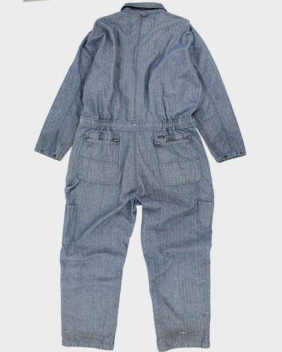 Vintage Key Denim Work Wear Overalls - XL