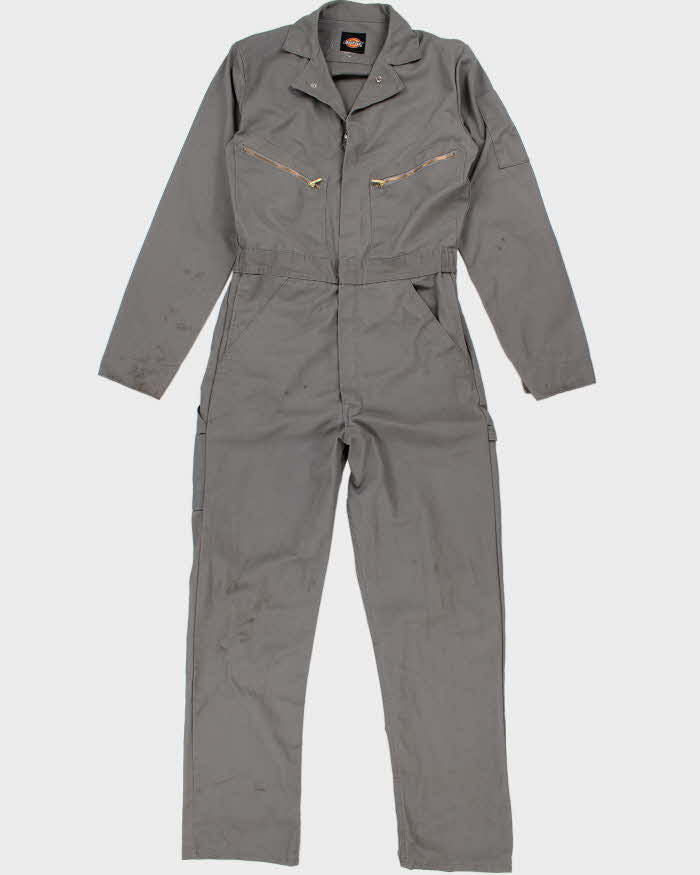 Men's Grey Dickies Utility Overalls - S