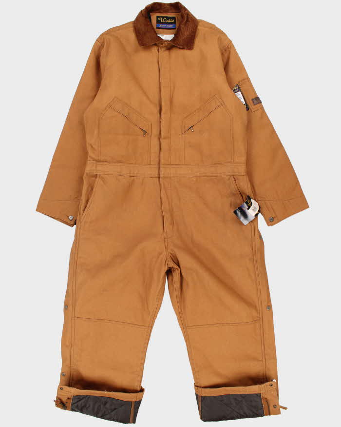 Men's Brown Walls Work Wear Insulated Overalls - XL