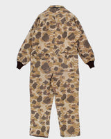 70/80s Vintage Mens Camouflage Hudson Bay Overalls - M