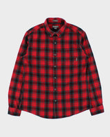 Vintage Eddie Bauer Plaid Classic Fit Long Sleeve Flannel Shirt - M