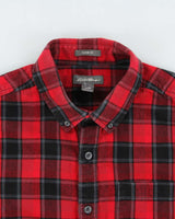 Vintage Eddie Bauer Plaid Classic Fit Long Sleeve Flannel Shirt - M