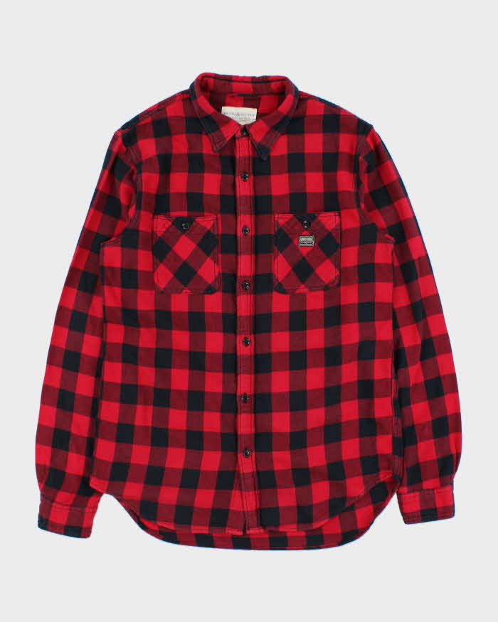 Vintage Ralph Lauren Denim &amp; Supply Buffalo Plaid Long Sleeve Flannel Shirt - M