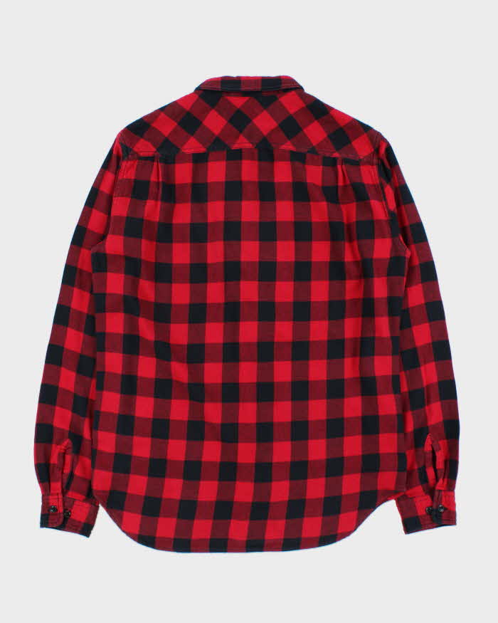 Vintage Ralph Lauren Denim &amp; Supply Buffalo Plaid Long Sleeve Flannel Shirt - M