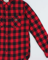 Vintage Ralph Lauren Denim &amp; Supply Buffalo Plaid Long Sleeve Flannel Shirt - M