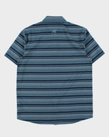 2020 Arc'teryx Striped 'Brohm' Embroidered Bird Short Sleeve Shirt - L