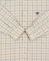 Vintage Y2K 00s Versace Sport Stitch Dotted Check Long Sleeve Shirt - L