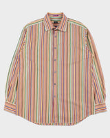 Vintage Y2K 00s Paul Smith Signature Striped Long Sleeve Shirt - XL