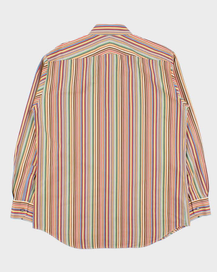 Vintage Y2K 00s Paul Smith Signature Striped Long Sleeve Shirt - XL