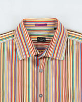 Vintage Y2K 00s Paul Smith Signature Striped Long Sleeve Shirt - XL