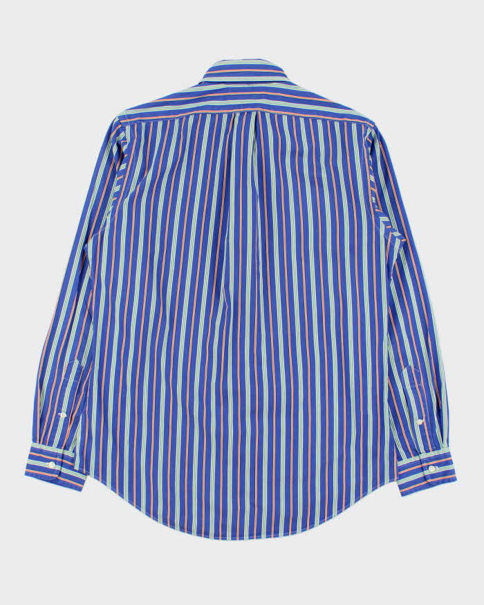 Vintage Y2K 00s Polo Ralph Lauren Striped Custom Fit Long Sleeve Shirt - M