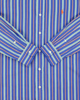 Vintage Y2K 00s Polo Ralph Lauren Striped Custom Fit Long Sleeve Shirt - M