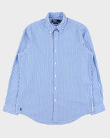 Vintage Polo Ralph Lauren Striped Custom Fit Long Sleeve Shirt - L