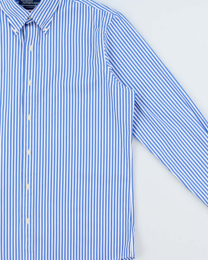 Vintage Polo Ralph Lauren Striped Custom Fit Long Sleeve Shirt - L