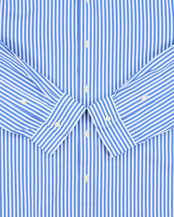 Vintage Polo Ralph Lauren Striped Custom Fit Long Sleeve Shirt - L