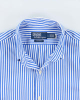 Vintage Polo Ralph Lauren Striped Custom Fit Long Sleeve Shirt - L