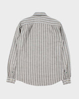 Vintage Y2K 00s Lacoste Linen Blend Slim Fit Long Sleeve Shirt - M