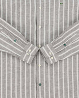Vintage Y2K 00s Lacoste Linen Blend Slim Fit Long Sleeve Shirt - M