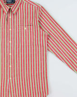 Vintage Y2K 00s Polo Ralph Lauren Navajo Striped Long Sleeve Western Shirt - M