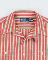Vintage Y2K 00s Polo Ralph Lauren Navajo Striped Long Sleeve Western Shirt - M