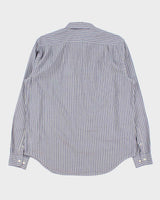 Vintage Lacoste Striped Classic Croc Regular Fit Long Sleeve Shirt - L